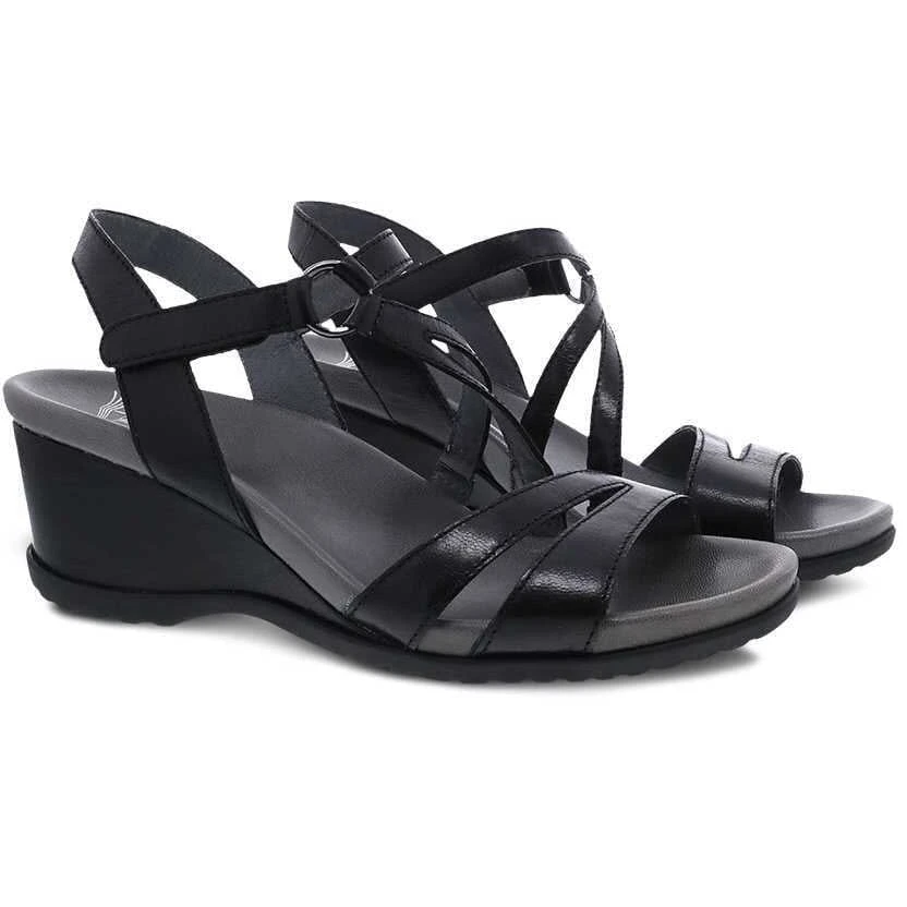 Dansko Addyson - Black Glazed Calf