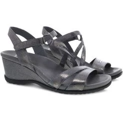 Dansko Addyson - Pewter Metallic Distressed