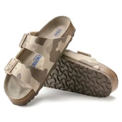Birkenstock Narrow Arizona Limited - Desert Soil Gray/Taupe -Aetrex Online arizona limited derest soil graytaupe unisex footwear birkenstock 905398