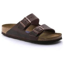 Birkenstock Arizona Soft Footbed Leather (Regular) -Aetrex Online arizona soft footbed leather regular womens sandals birkenstock 148281