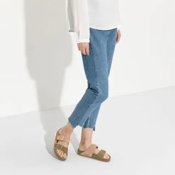Birkenstock Narrow Arizona Split Hex - Sandcastle/ Faded Khaki 8 Birkenstock Narrow Arizona Split Hex - Sandcastle/ Faded Khaki -Aetrex Online arizona split hex sandcastle faded khaki unisex footwear birkenstock 246101