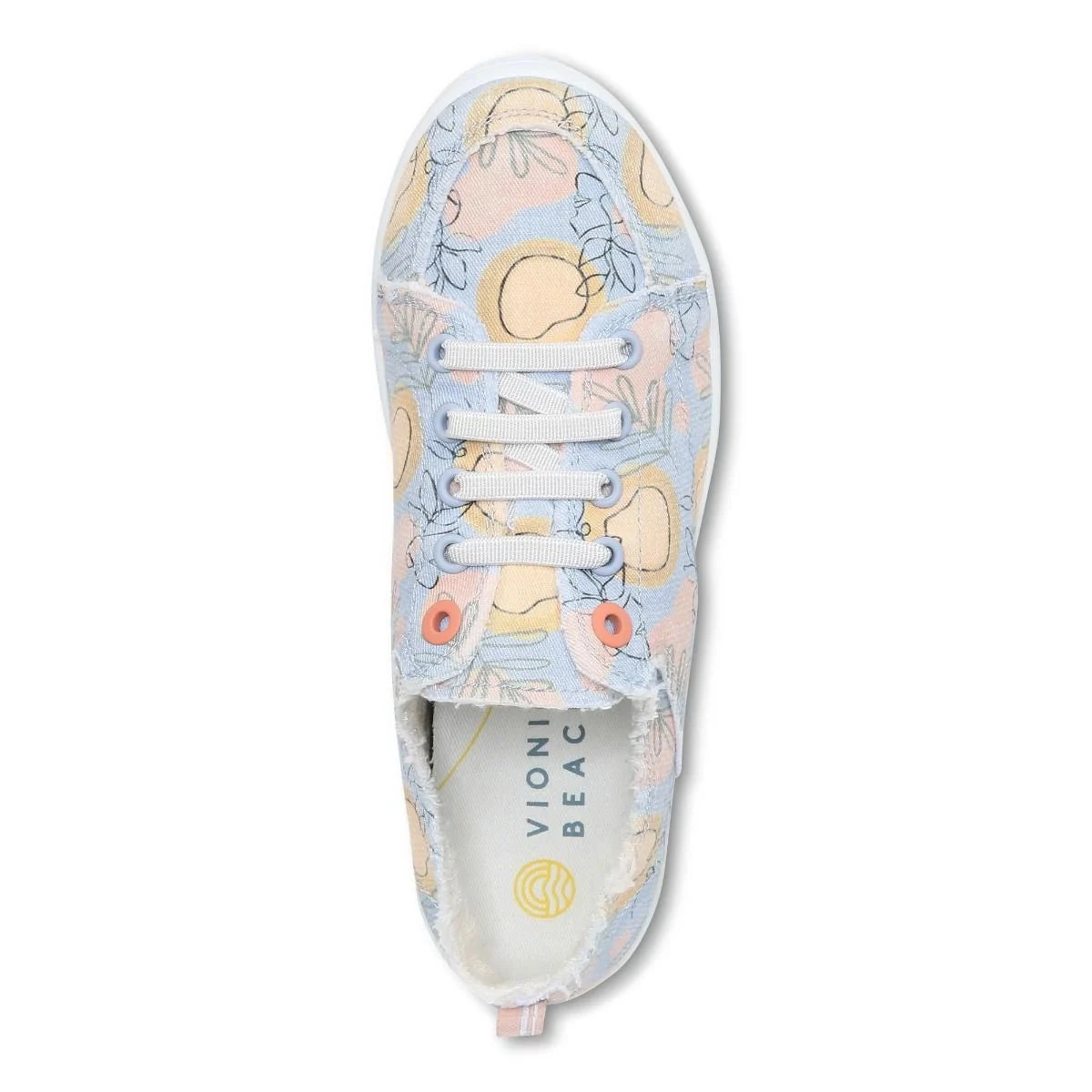 PISMO - ORANGE GROVE Blue Haze Vionic PISMO - ORANGE GROVE Blue Haze -Aetrex Online beach pismo casual sneaker orange grove blue haze womens closed toe vionic 554173