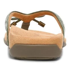 Vionic Bella Embossed - Army Green -Aetrex Online bella embossed army green womens sandals vionic 964838