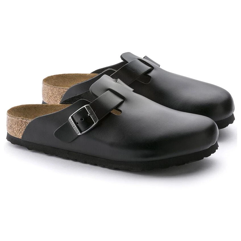 Birkenstock Regular Boston Soft Footbed - Black - Image 8