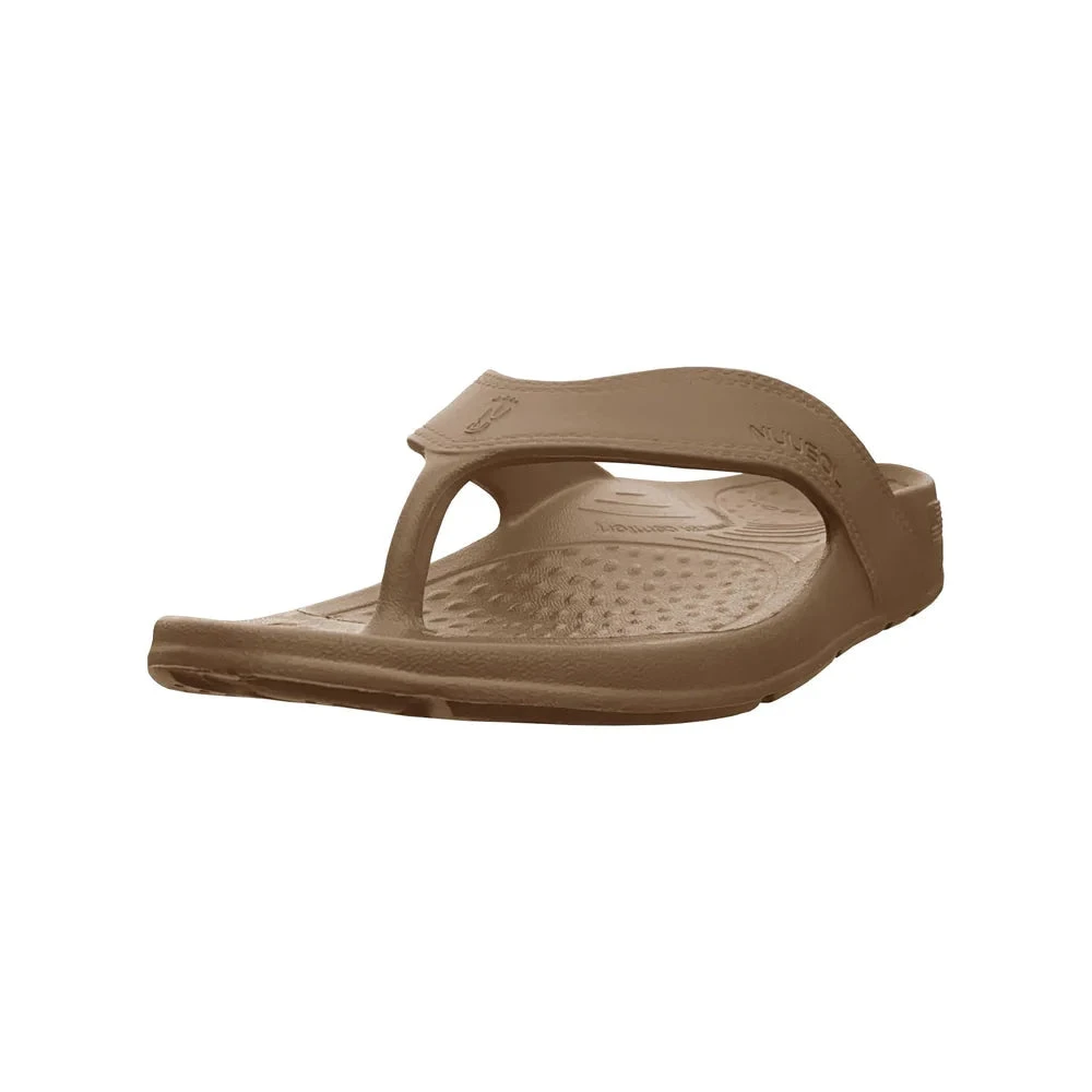 Cascade Flip Flop - Bronze NuuSol Cascade Flip Flop - Bronze -Aetrex Online cascade flip flop bronze unisex footwear nuusol 415969