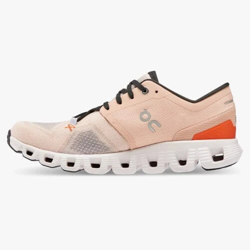 Women Cloud X 3 - Rose/Sand On Running Women Cloud X 3 - Rose/Sand -Aetrex Online cloud x 3 women rosesand womens footwear on running 195482