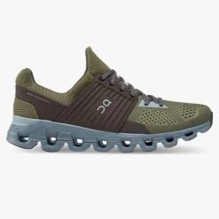 On Running Men Cloudswift - Olive/Thorn -Aetrex Online cloudswift men olivethorn mens footwear on running 986545
