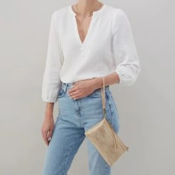 Hobo Darcy-Mettalic Leather -Aetrex Online darcy mettalic leather handbags wallets hobo 555393