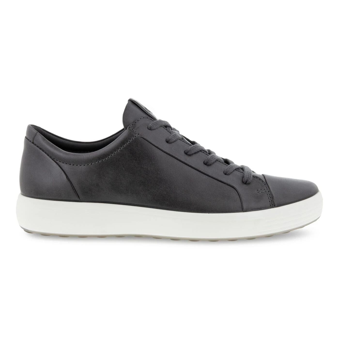 ECCO MEN'S SOFT 7 SNEAKER - Titanium - Image 3