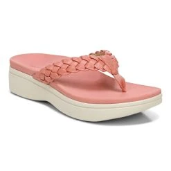 Vionic KENJI PLATFORM SANDAL - Teracotta