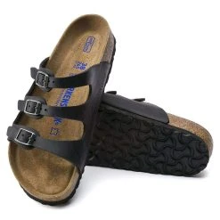 Birkenstock Florida Soft Footbed Oiled Leather (Regular) -Aetrex Online florida soft footbed oiled leather regular womens sandals birkenstock 483438