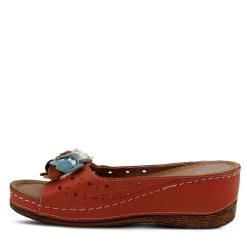 SPRING FOOTWEAR CORP FLOWERCHILD SANDAL -Aetrex Online flowerchild sandal womens sandals spring footwear corp 715664