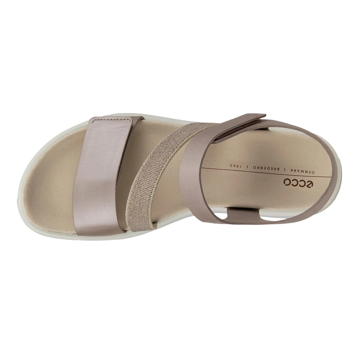 ECCO FLOWT 2 BAND SANDAL - Grey Rose Metallic - Image 4