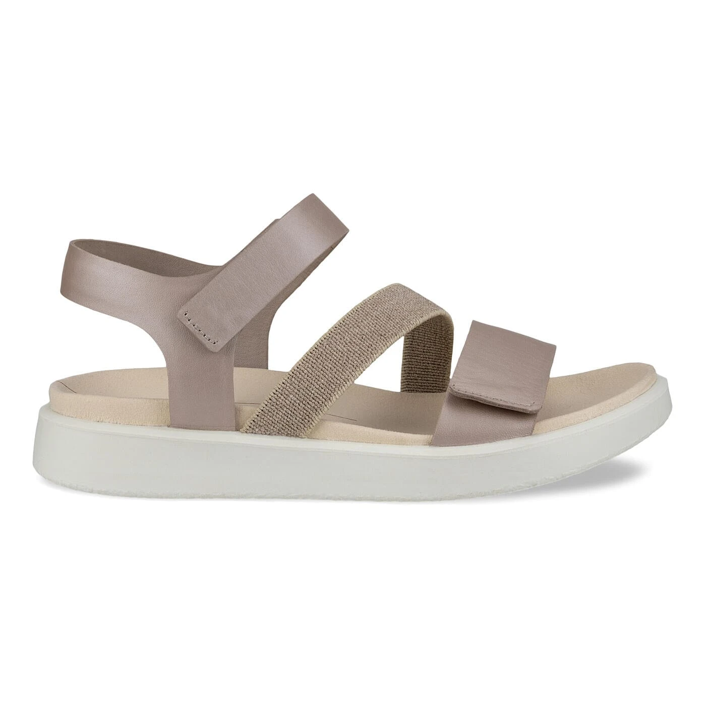 ECCO FLOWT 2 BAND SANDAL - Grey Rose Metallic - Image 3