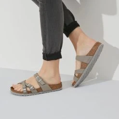 Birkenstock Franca Soft Footbed - Dove Gray -Aetrex Online franca soft footbed dove gray unisex footwear birkenstock 516263