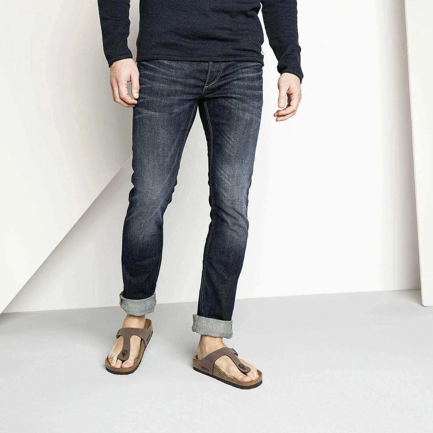 Birkenstock Regular Gizeh Birkibuc - Mocha - Image 5