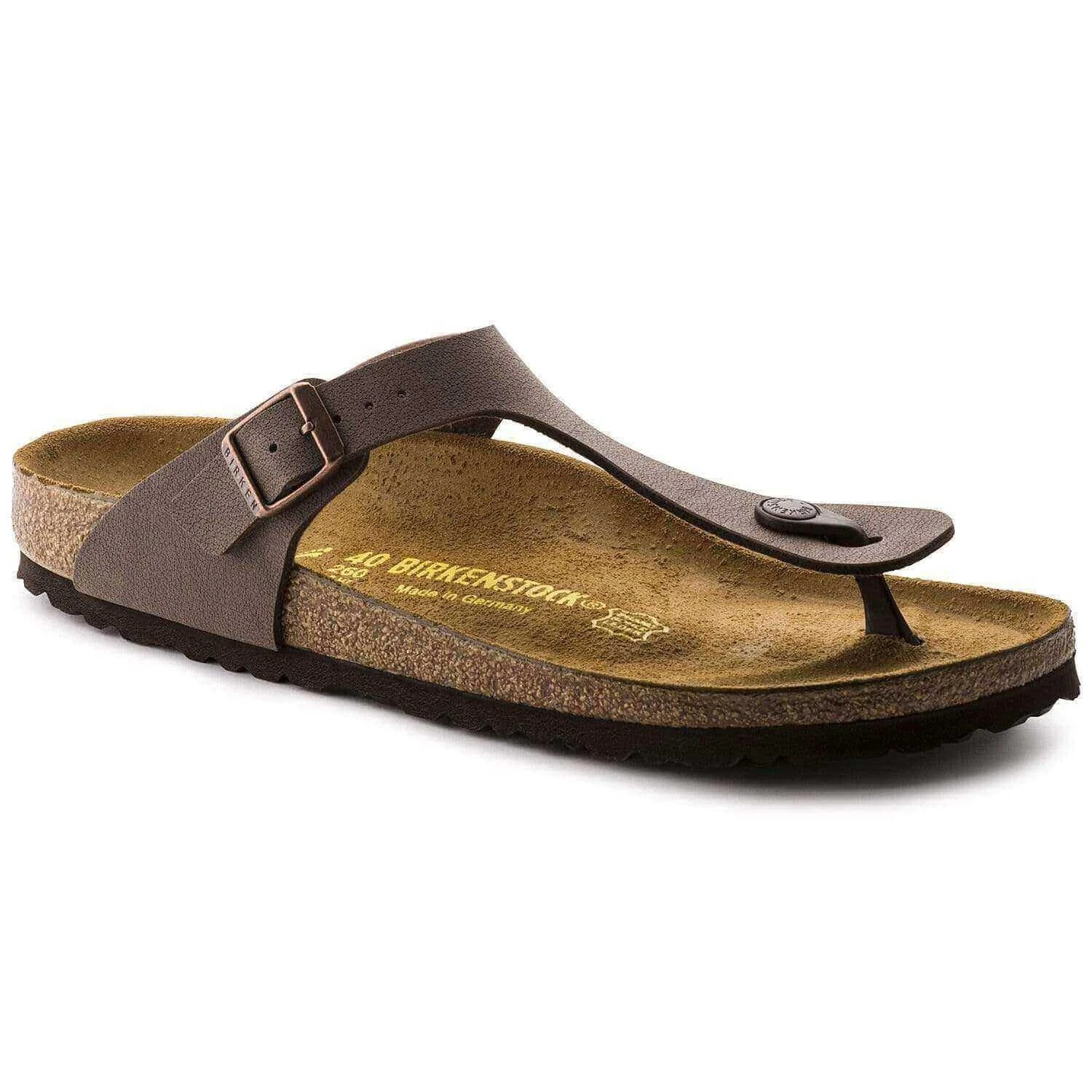 Birkenstock Regular Gizeh Birkibuc - Mocha