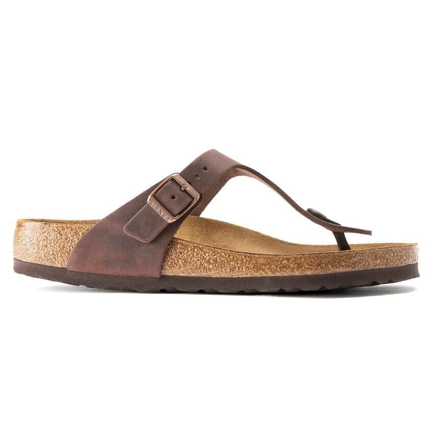 Regular Gizeh - Habana Oiled Leather Birkenstock Regular Gizeh - Habana Oiled Leather -Aetrex Online gizeh habana oiled leather unisex footwear birkenstock 352239
