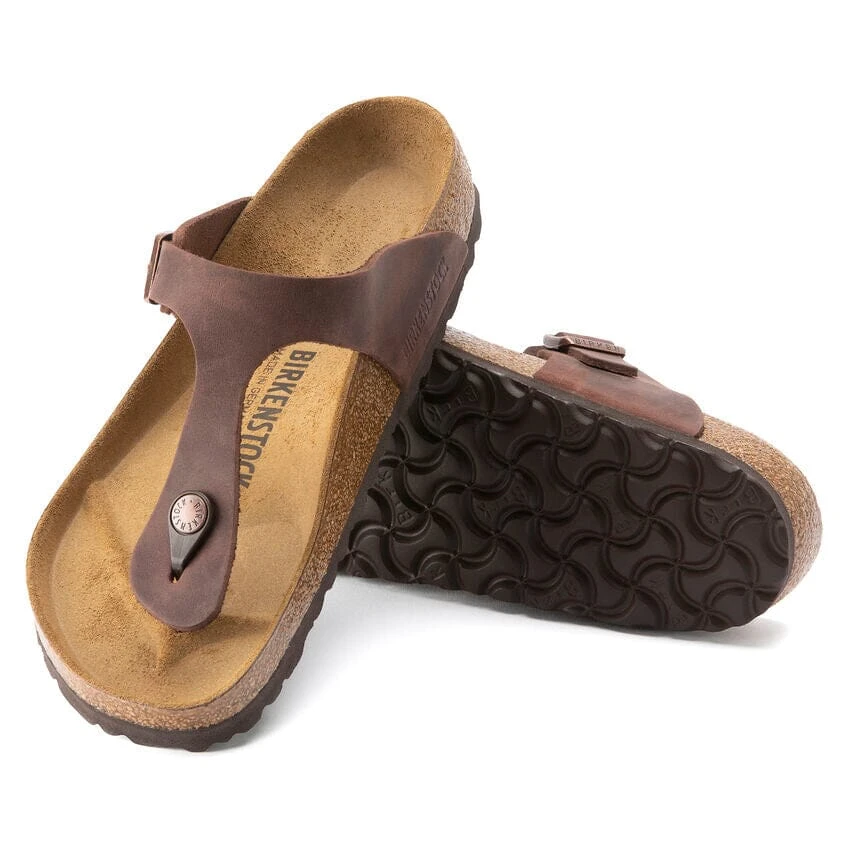 Regular Gizeh - Habana Oiled Leather Birkenstock Regular Gizeh - Habana Oiled Leather -Aetrex Online gizeh habana oiled leather unisex footwear birkenstock 486912