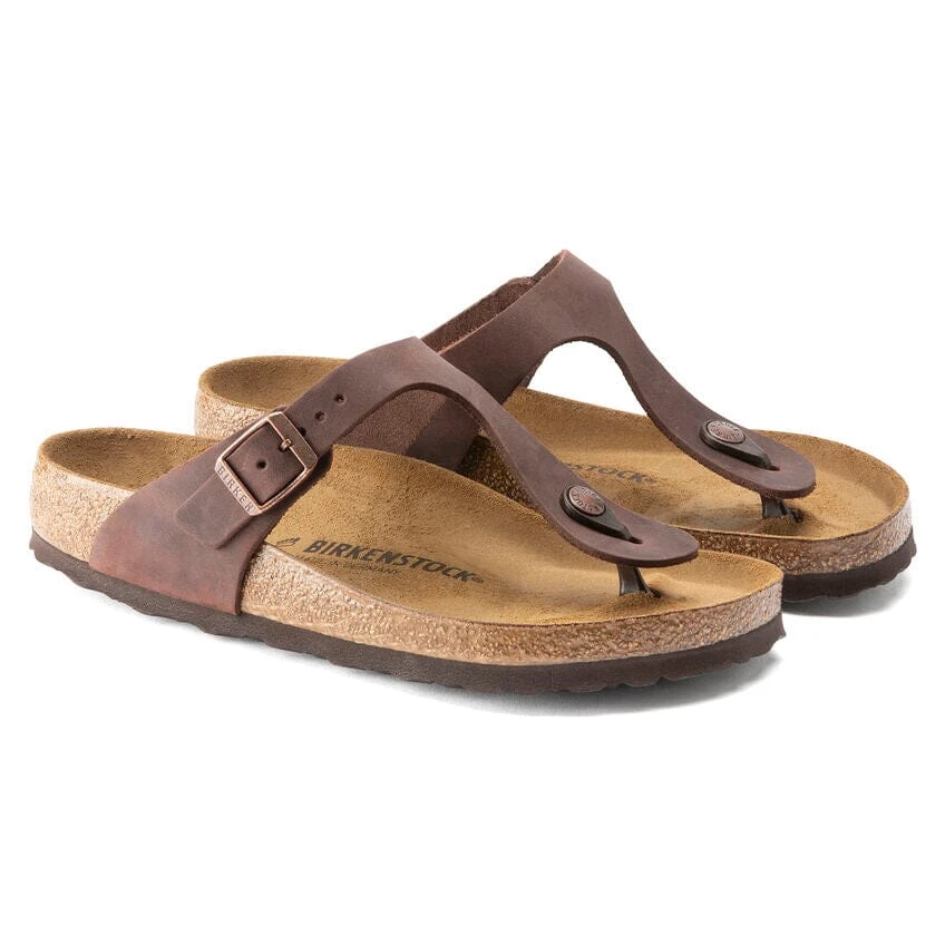 Regular Gizeh - Habana Oiled Leather Birkenstock Regular Gizeh - Habana Oiled Leather -Aetrex Online gizeh habana oiled leather unisex footwear birkenstock 661610