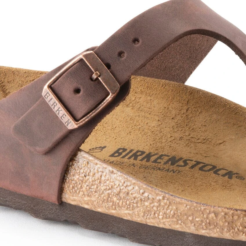 Regular Gizeh - Habana Oiled Leather Birkenstock Regular Gizeh - Habana Oiled Leather -Aetrex Online gizeh habana oiled leather unisex footwear birkenstock 796970