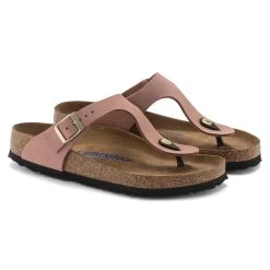 Birkenstock Regular Gizeh - Old Rose 4 Birkenstock Regular Gizeh - Old Rose -Aetrex Online gizeh old rose unisex footwear birkenstock 321097