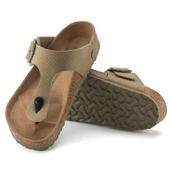 Birkenstock Regular Gizeh Vegan Big Buckle - Faded Khaki -Aetrex Online gizeh vegan big buckle faded khaki womens sandals birkenstock 297571