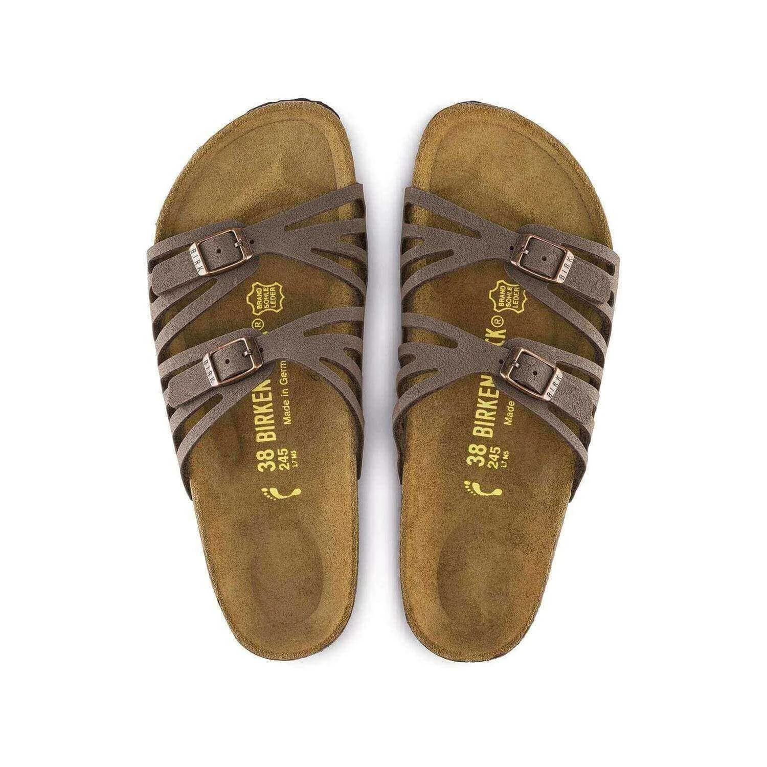 Birkenstock Narrow Granada Birkibuc - Mocha - Image 3