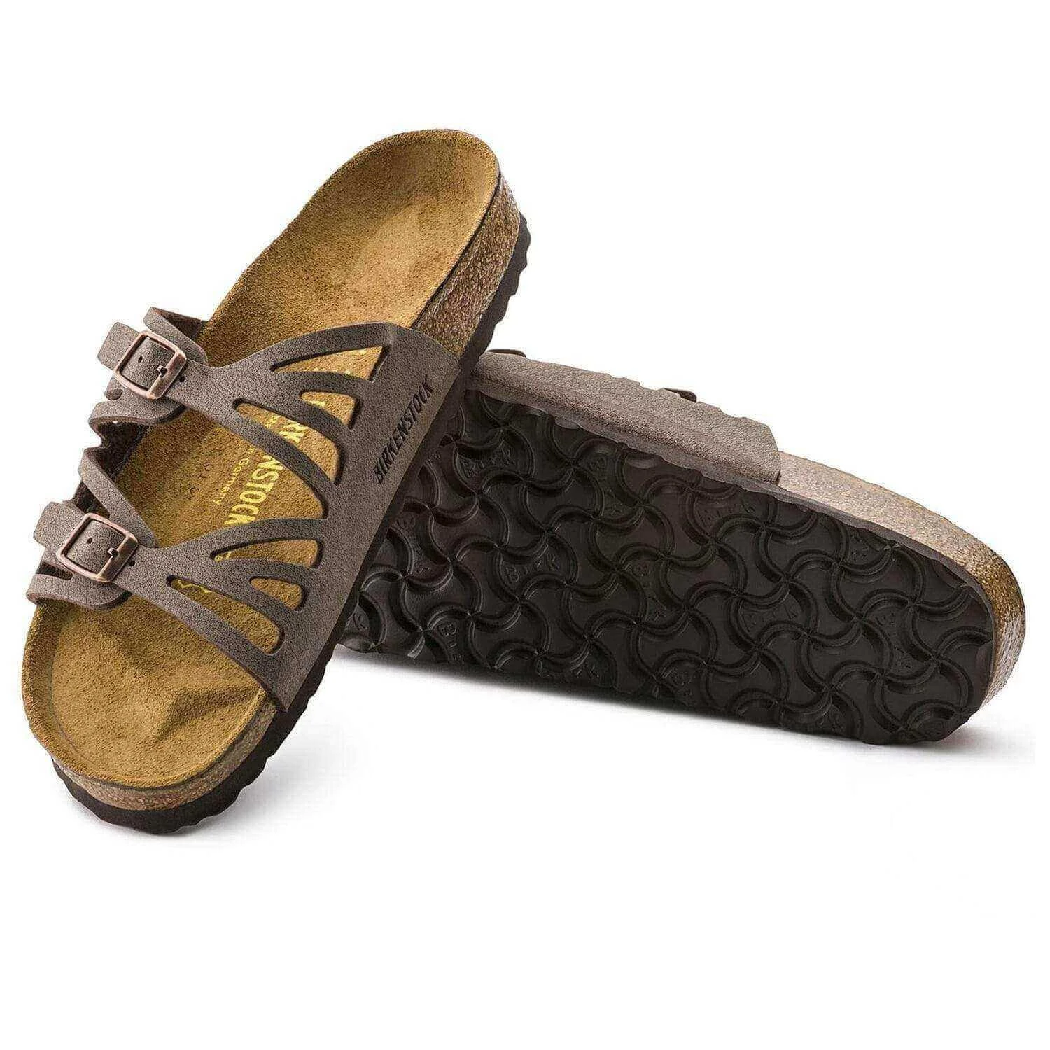 Birkenstock Narrow Granada Birkibuc - Mocha - Image 2