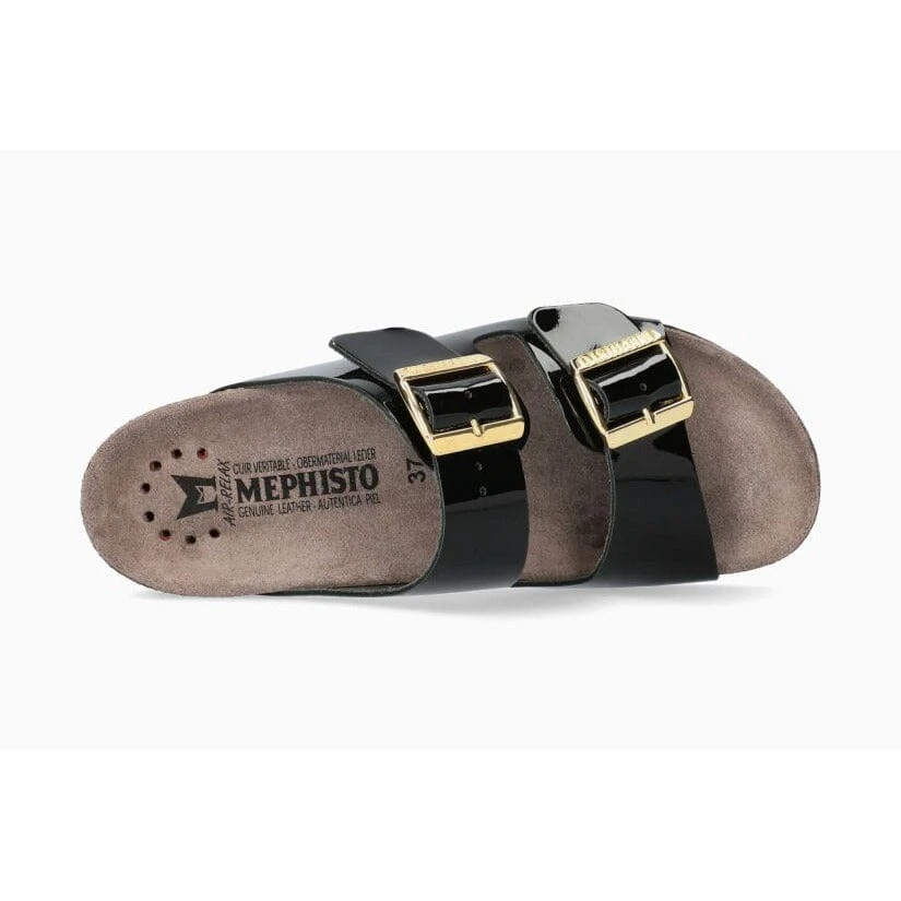 Hester - Black Mephisto Hester - Black -Aetrex Online hester black womens sandals mephisto 431624