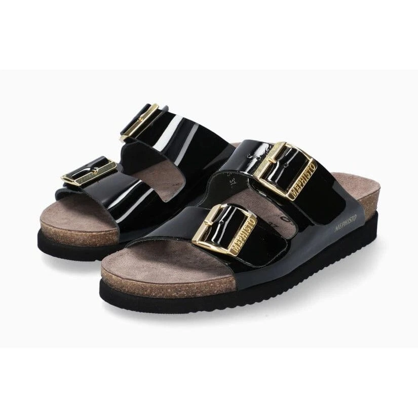 Hester - Black Mephisto Hester - Black -Aetrex Online hester black womens sandals mephisto 917495