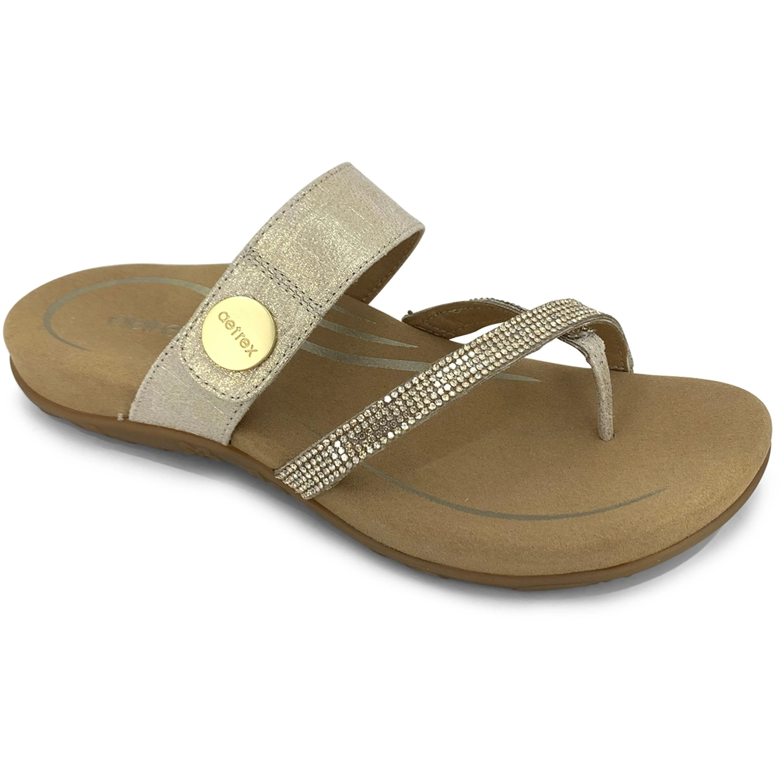 Aetrex Izzy - Gold Sparkle