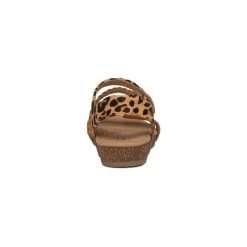 Aetrex Jillian Braided Quarter Strap - Leopard -Aetrex Online jillian braided quarter strap leopard womens sandals aetrex 647190