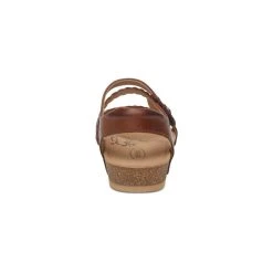 Aetrex Jillian Braided Quarter Strap - Walnut -Aetrex Online jillian braided quarter strap walnut womens sandals aetrex 518965