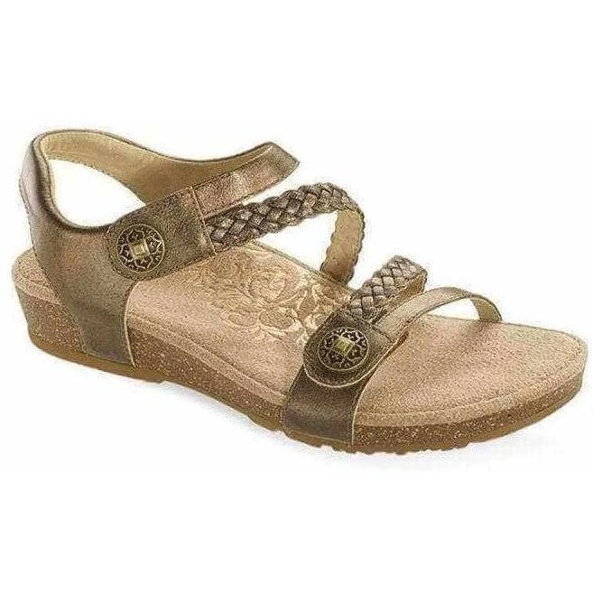 Jillian Braided Quarter Strap - In Multi Color's Aetrex Jillian Braided Quarter Strap - In Multi Color's -Aetrex Online jillian braided quarter strap womens sandals aetrex 112874