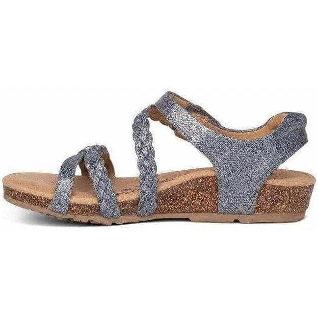 Jillian Braided Quarter Strap - In Multi Color's Aetrex Jillian Braided Quarter Strap - In Multi Color's -Aetrex Online jillian braided quarter strap womens sandals aetrex 870352