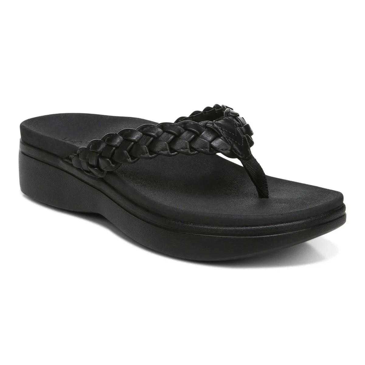 Vionic KENJI PLATFORM SANDAL - Black
