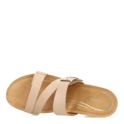 Aetrex Kimmy Arch Support Wedge - Ivory -Aetrex Online kimmy arch support wedge ivory womens sandals aetrex 502321