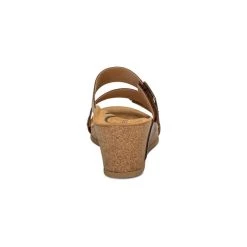 Aetrex Kimmy Arch Support Wedge - Walnut -Aetrex Online kimmy arch support wedge walnut womens sandals aetrex 745316