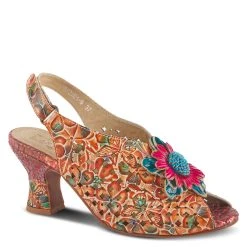 SPRING FOOTWEAR CORP L'ARTISTE ARAUTRE SLINGBACK SANDAL - Camel