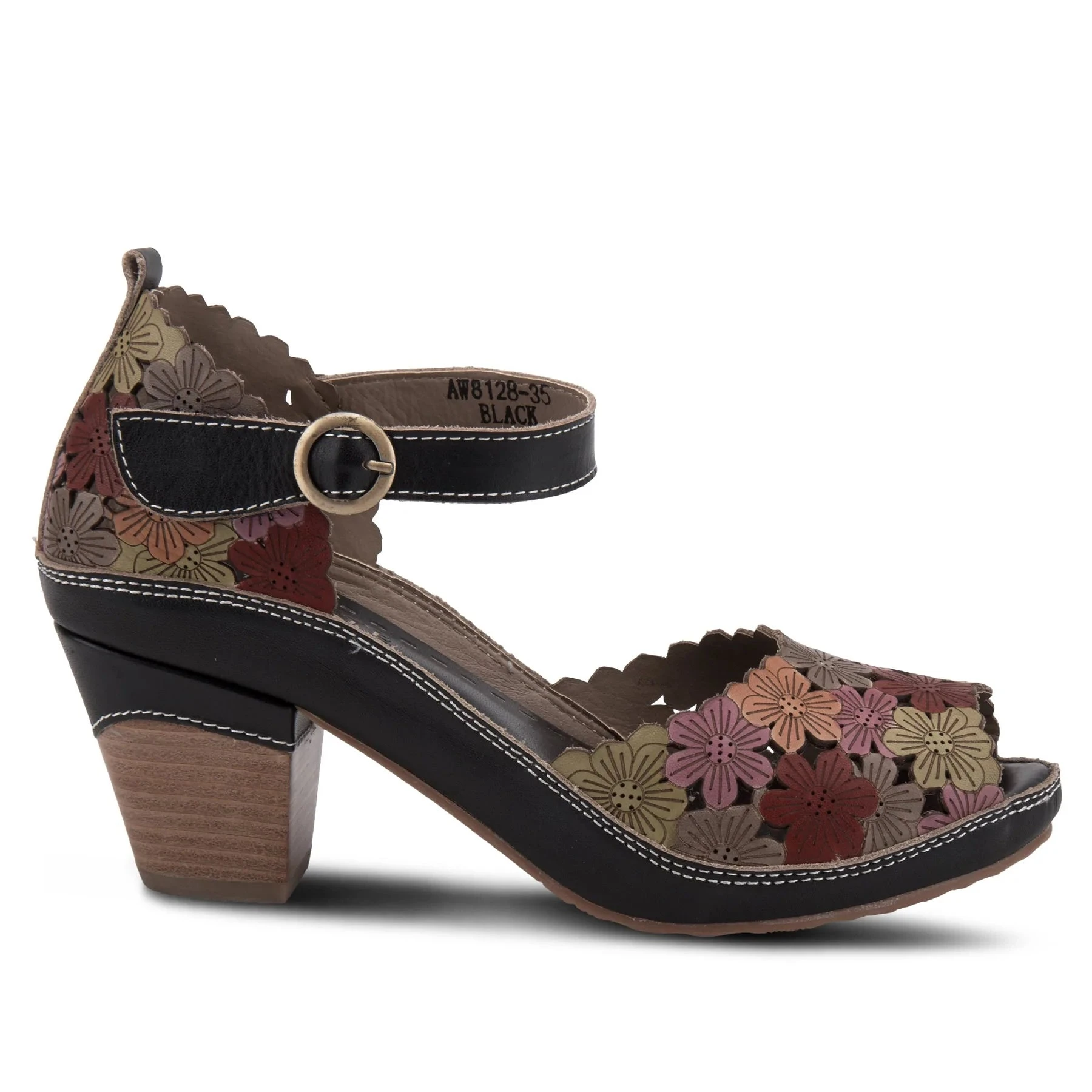 AVNIA - In Multi Color's Spring Step AVNIA - In Multi Color's -Aetrex Online lartiste avnia ankle strap shoe multi colors womens sandals spring footwear corp 588315