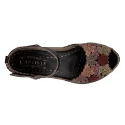 Spring Step AVNIA - In Multi Color's 10 Spring Step AVNIA - In Multi Color's -Aetrex Online lartiste avnia ankle strap shoe multi colors womens sandals spring footwear corp 775434