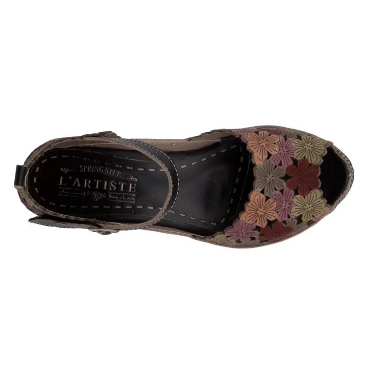 AVNIA - In Multi Color's Spring Step AVNIA - In Multi Color's -Aetrex Online lartiste avnia ankle strap shoe multi colors womens sandals spring footwear corp 775434