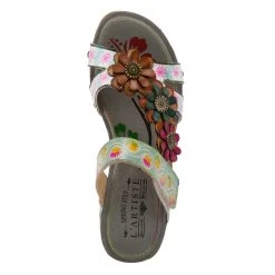 Spring Step L'ARTISTE DELIGHT SLIDE SANDALS - Multi Colors 5 Spring Step L'ARTISTE DELIGHT SLIDE SANDALS - Multi Colors -Aetrex Online lartiste delight slide sandals multi colors womens sandals spring footwear corp 376481