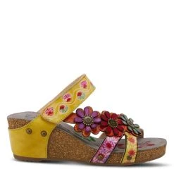 Spring Step L'ARTISTE DELIGHT SLIDE SANDALS - Multi Colors 10 Spring Step L'ARTISTE DELIGHT SLIDE SANDALS - Multi Colors -Aetrex Online lartiste delight slide sandals multi colors womens sandals spring footwear corp 529384
