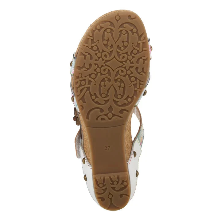 L'ARTISTE DELIGHT SLIDE SANDALS - Multi Colors Spring Step L'ARTISTE DELIGHT SLIDE SANDALS - Multi Colors -Aetrex Online lartiste delight slide sandals multi colors womens sandals spring footwear corp 545509