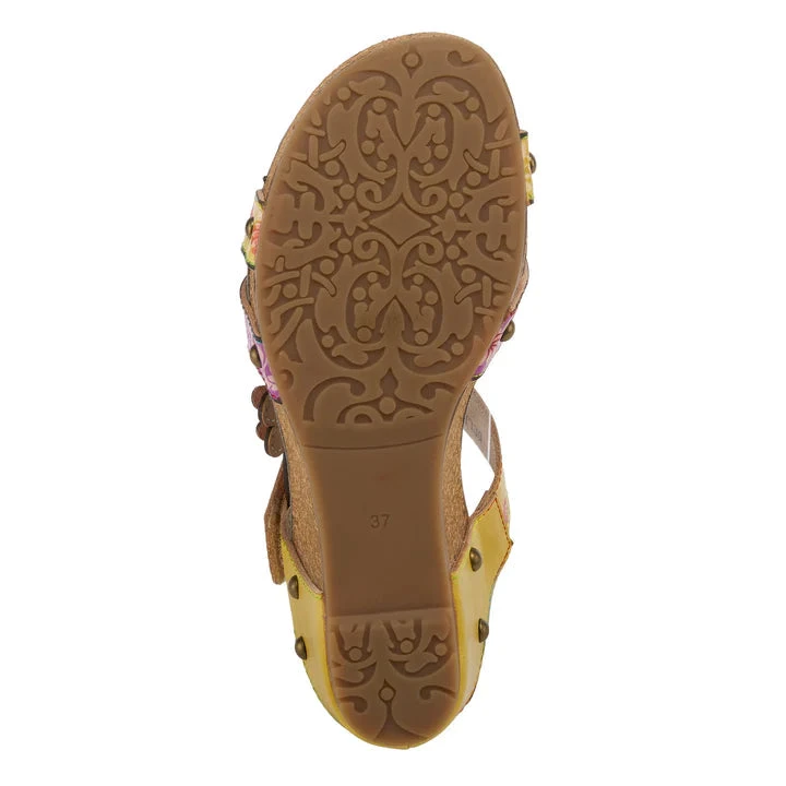 L'ARTISTE DELIGHT SLIDE SANDALS - Multi Colors Spring Step L'ARTISTE DELIGHT SLIDE SANDALS - Multi Colors -Aetrex Online lartiste delight slide sandals multi colors womens sandals spring footwear corp 811614