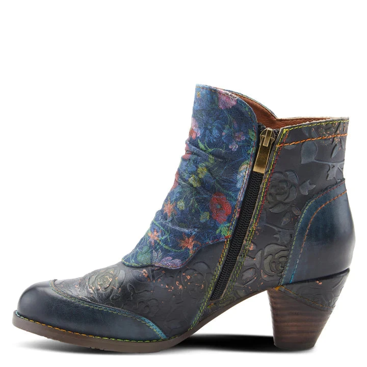 Spring Step L`ARTISTE DUSTYROSE BOOTIES - Navy Multi - Image 2
