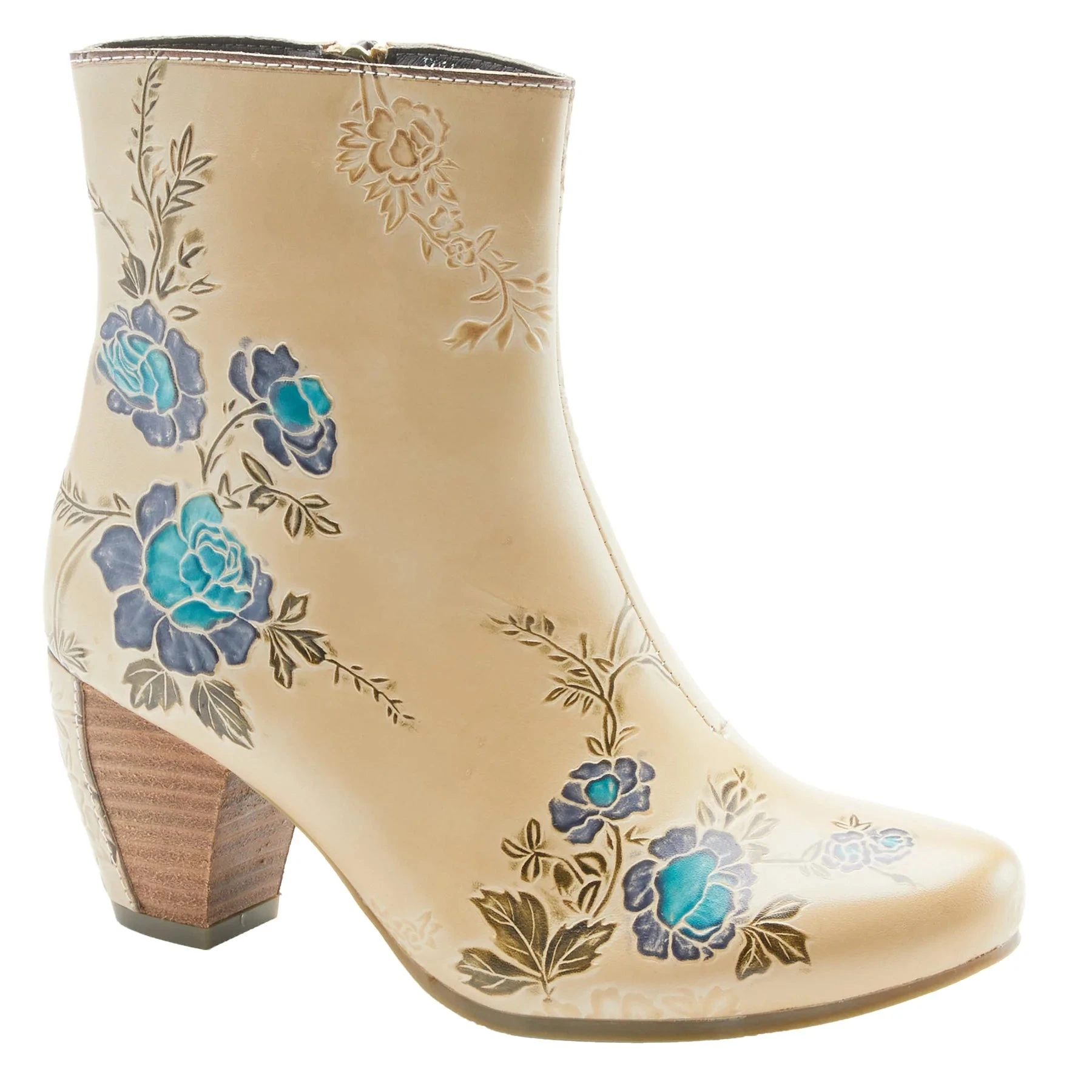 SPRING FOOTWEAR CORP L`ARTISTE FOLKA BOOTIES - Beige