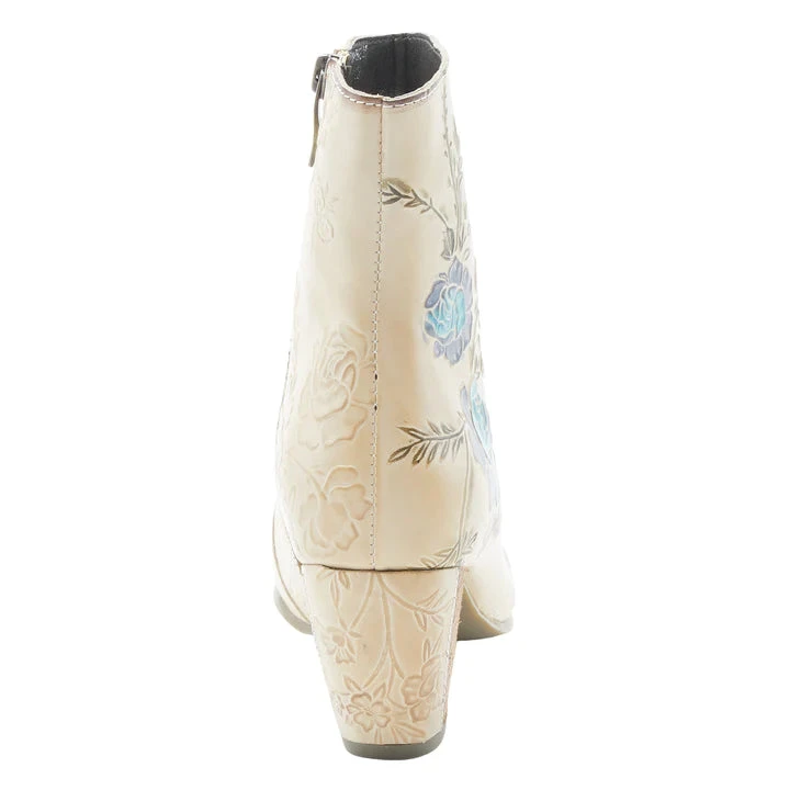 SPRING FOOTWEAR CORP L`ARTISTE FOLKA BOOTIES - Beige - Image 4